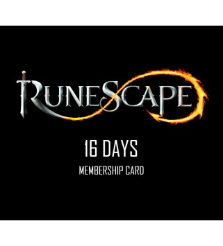 RuneScape 16-Day Prepaid Time Game Card Key GLOBAL